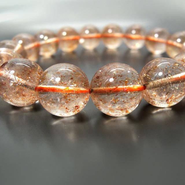 まゆ様♥️ブレス2本♥️大粒ラリマー＆レピドクロサイト苺天然石ブレスレット 1_df176c78e48c05b7ba5f6501575a