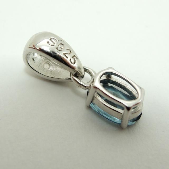 【アクセサリー】 ロンドンブルートパーズ ペンダントトップ SLV925 - 魔石屋.com