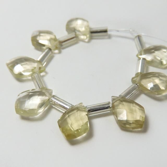 レモンクォーツ ひし形カット (変形) (1粒売り) - 魔石屋.com