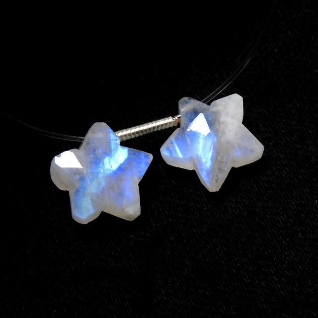 hide様♡　レインボームーンストーン 虹シラー☆レインボームーンストーン ルース moon042 天然石