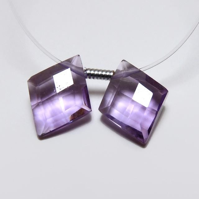 高品質 アメジスト多面カットひし形♡No.1985 高品質 アメジスト多面カットひし形♡No.1985 アメジスト ひし形