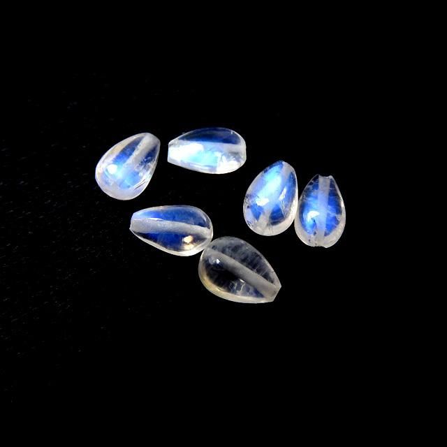 ☆レインボームーンストーン ペアシェイプカボション 1.56ct1個