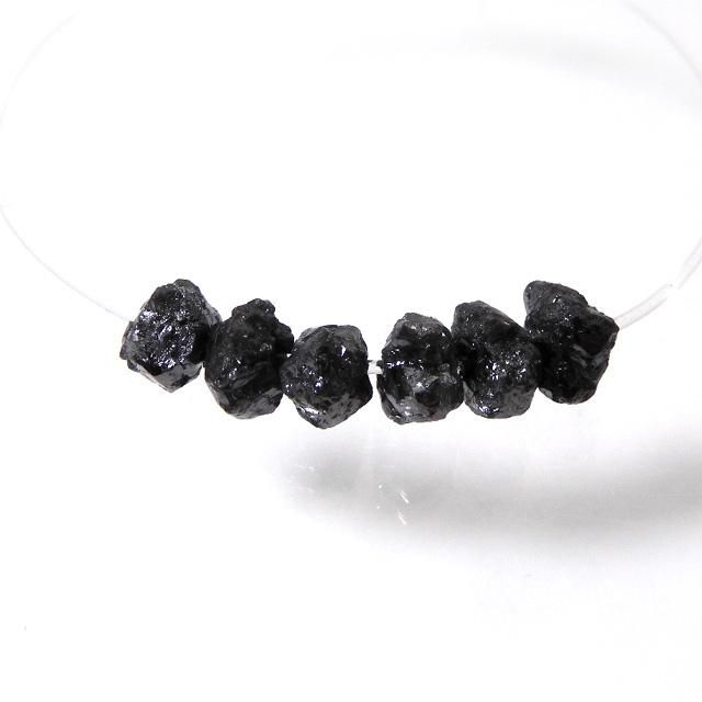 ブラックダイヤモンド 大粒ラフ原石 6粒売り - 魔石屋.com