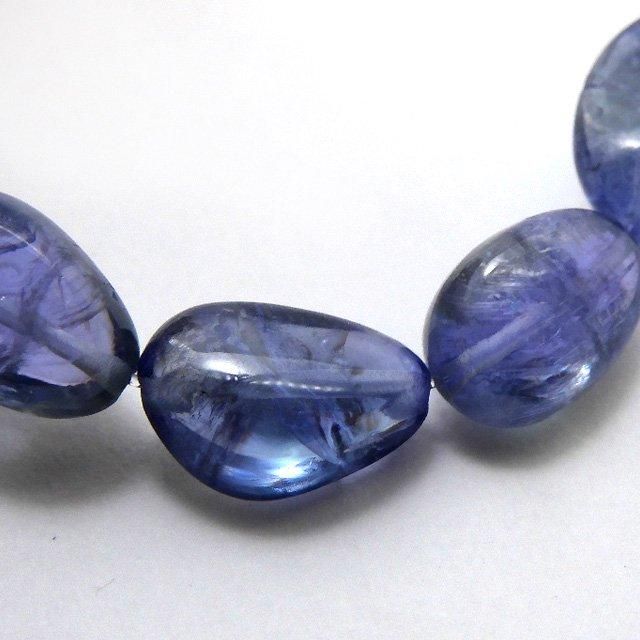 バイカラータンザナイト タンブル 4粒売り - 魔石屋.com
