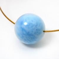 ★(らむちょぷぅ！)パープルラリマー？ 11.3ミリ珠 ビーズ④(珍品！) 1点物】入手困難◇激レア天然カラー！ パープルラリマー 5