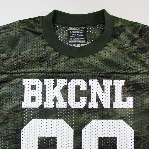 【Back Channel】GHOSTLION CAMO FOOTBALL MESH T - JUSTICE Style & Fashion -  BackChannel・APPLEBUM 通販