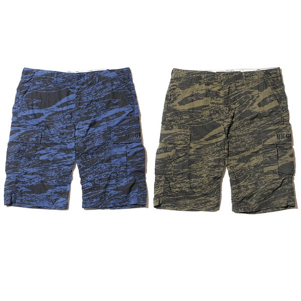 Back Channel GHOSTLION CAMO CARGO SHORTS