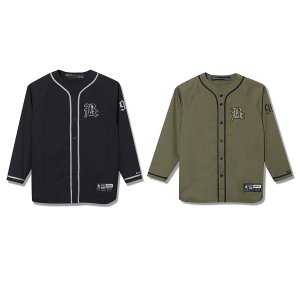 Back ChannelCOOLMAX BASEBALL L/S SHIRT / LAST BLACK M