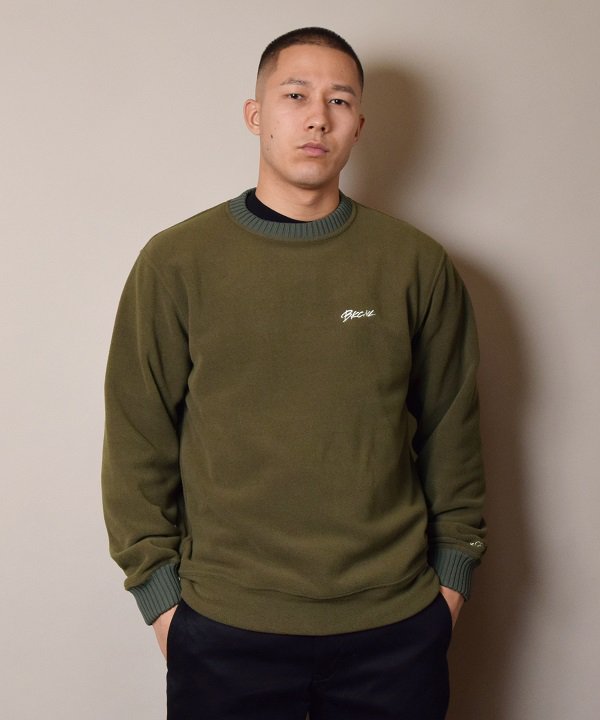 Back Channel】FLEECE CREW SWEAT