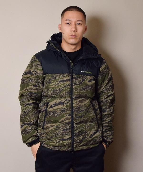 メンズバックチャンネル　NANGA HOODED DOWN JACKET