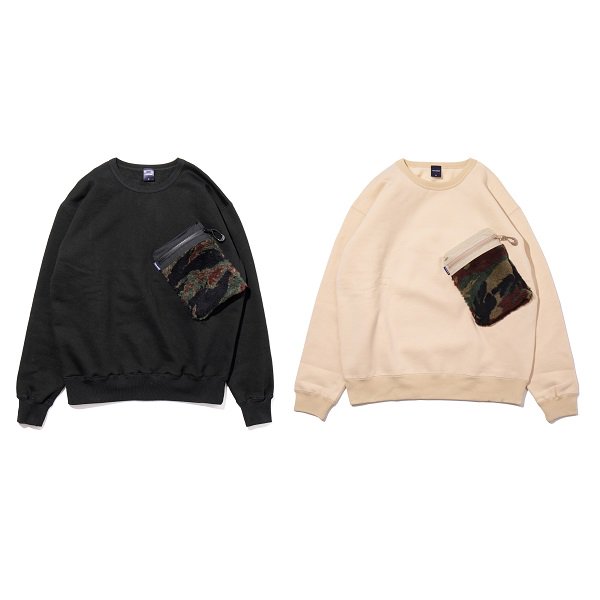 Boa Pocket Crew Sweat 【APPLEBUM】-levercoffee.com