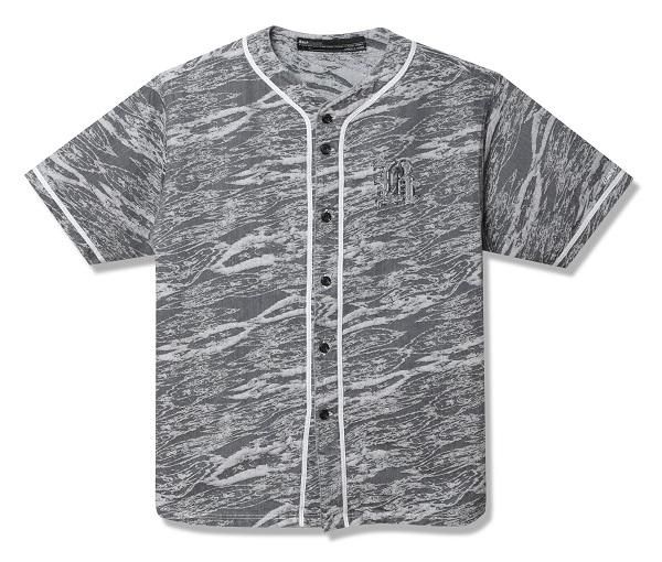 応援グッズ Back Channel / JACQUARD BASEBALL SHIRT バックチャンネル ジャカード デニム ベースボール シャツ