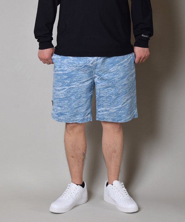 Back Channel】JACQUARD DENIM EASY SHORTS