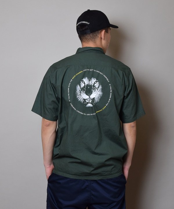 Back Channel】BC LION HALF SLEEVE SHIRT