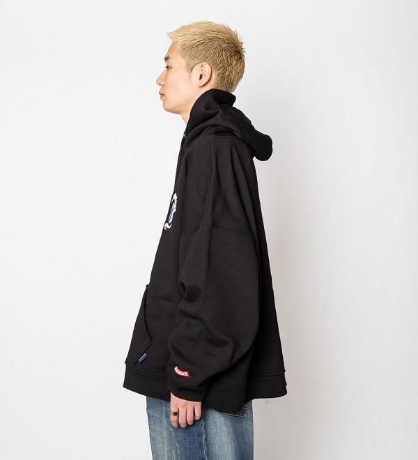 APPLEBUM】“APPLEBUM × CRSB raidback fabric” OVERSIZE SWEAT PARKA