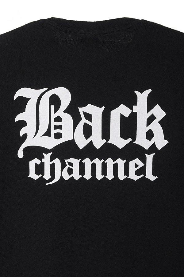 【Back Channel】raidback fabric T