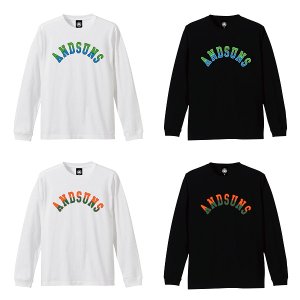 【ANDSUNS】ATHLETIC ARCH LOGO LS TEE<img class='new_mark_img2' src='https://img.shop-pro.jp/img/new/icons5.gif' style='border:none;display:inline;margin:0px;padding:0px;width:auto;' />