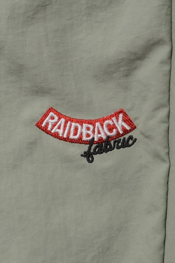 Back Channel】raidback fabric TRACK PANTS