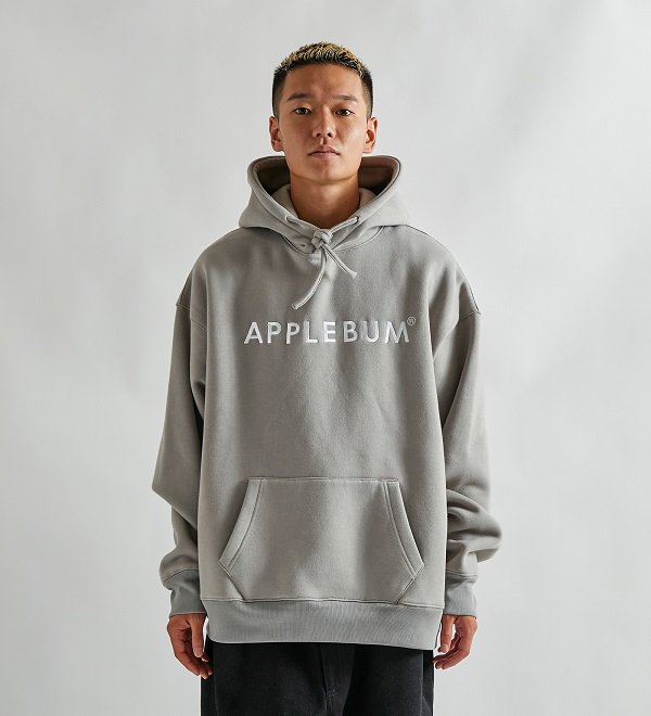 APPLEBUM】LOGO EMBROIDERY SWEAT PARKA