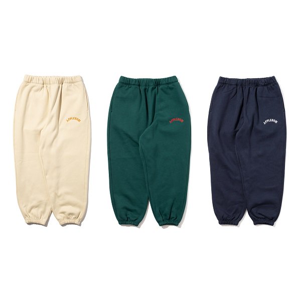 【APPLEBUM】LOGO OVERSIZE SWEAT PANTS