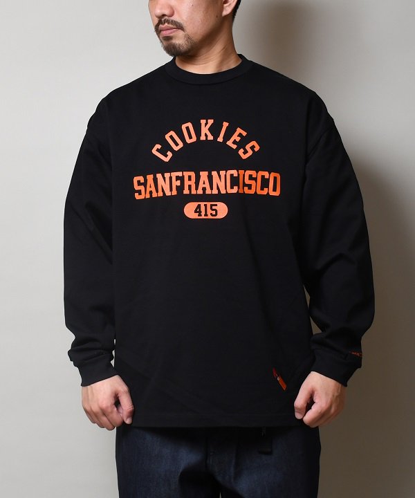 Back Channel】COLLEGE LOGO LONG SLEEVE T