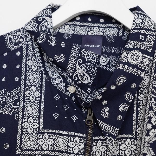 APPLEBUM】PAISLEY ZIP UP SHIRT JACKET