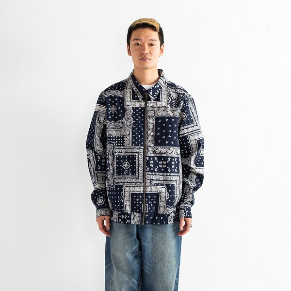 APPLEBUM】PAISLEY ZIP UP SHIRT JACKET