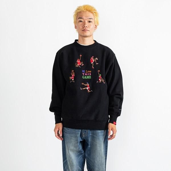 APPLEBUM】×【TAMANIWA】“WE LOVE THIS GAME” CREW SWEAT