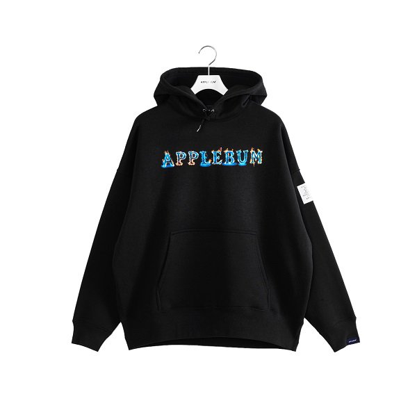 【APPLEBUM】“BLUE FLAME LOGO” SWEAT PARKA