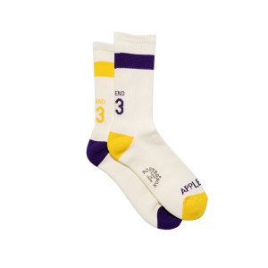 APPLEBUMۡLEGEND 23 SOCKS (PURPLE&GOLD)