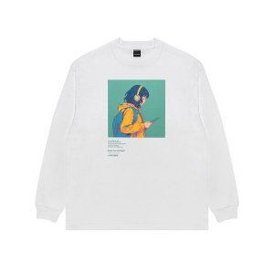 APPLEBUMۡHEADPHONE GIRL L/S T-SHIRT