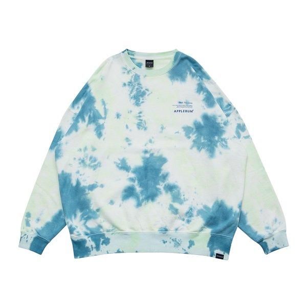 トップス APPLEBUM TIE DYE CREW SWEAT APPLEBUM】TIE DYE CREW SWEAT