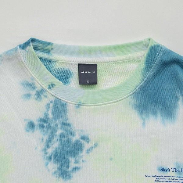 トップス APPLEBUM TIE DYE CREW SWEAT APPLEBUM】TIE DYE CREW SWEAT