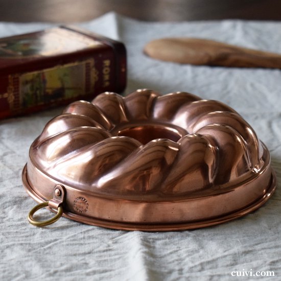 VILLEDIEU] リング_コッパーモールド（銅の焼き菓子型・ケーキ型 
