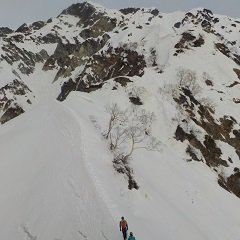 残雪の白馬岳主稜への旅〜