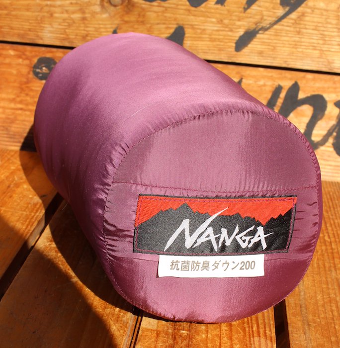 ナンガ NANGA 寝袋 シェラフ 抗菌防臭ダウン200 キャンプ登山