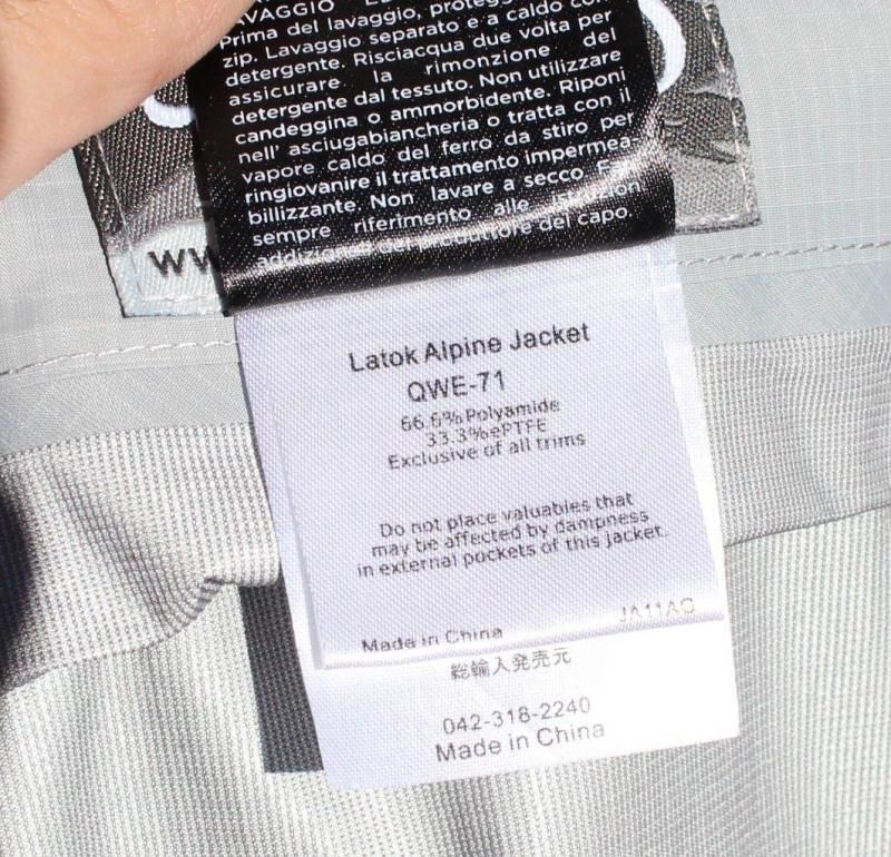 Rab ラブ＞ Latok Alpine Jacket ラトックアルパインジャケット