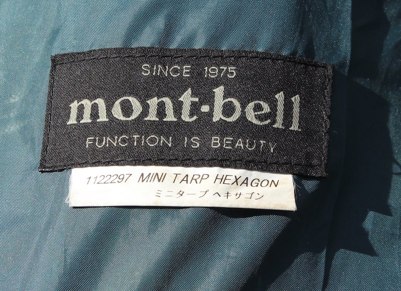 mont-bell モンベル＞ MINI TARP HEXAGON ミニタープヘキサゴン | 中古