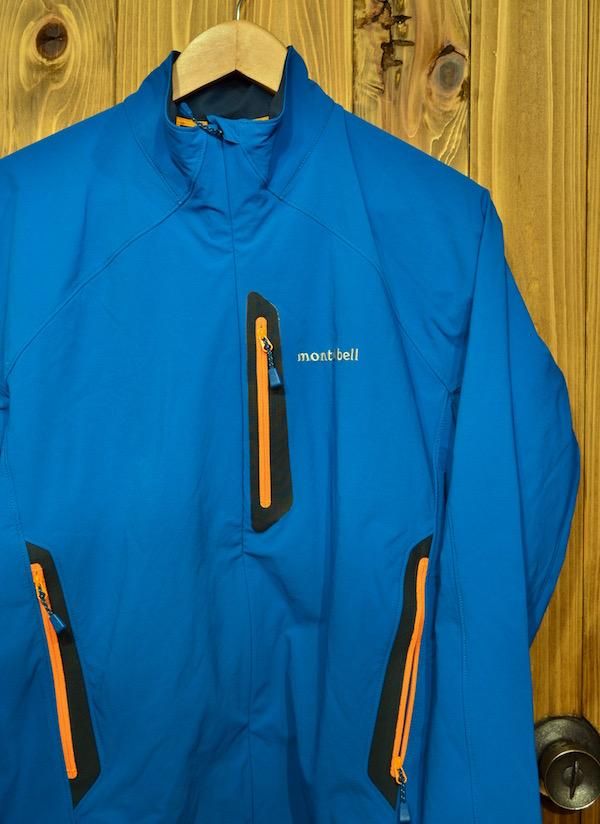 未着用　モンベル　クラッグジャケット　防風　撥水　ストレッチ　登山　グレー　Ｍ 未着用 モンベル クラッグジャケット 防風 撥水 ストレッチ 登山