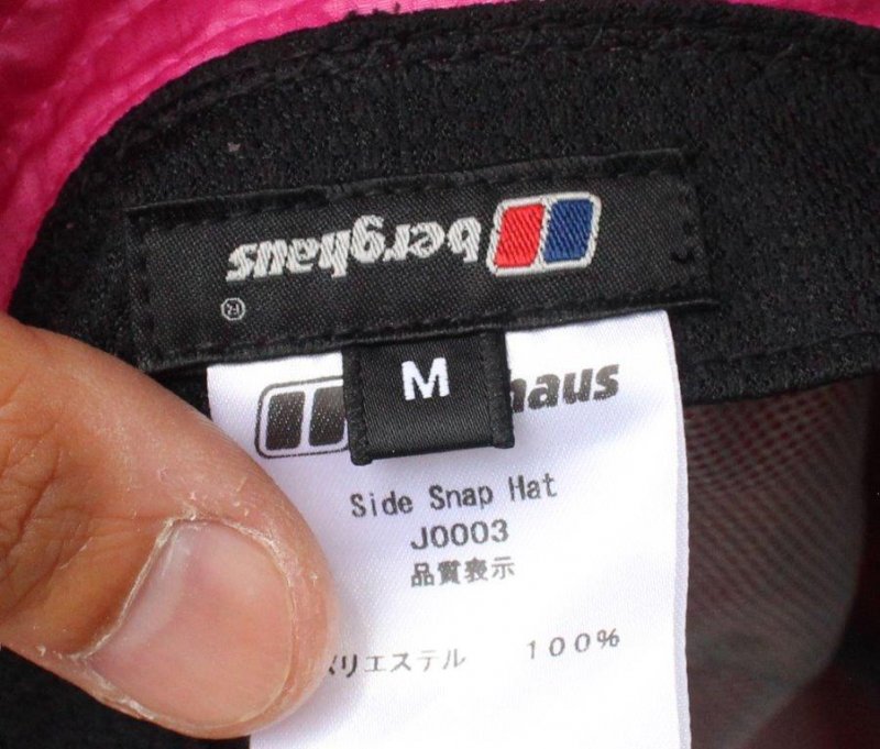 berghaus バーグハウス＞ Side Snap Hat サイドスナップハット