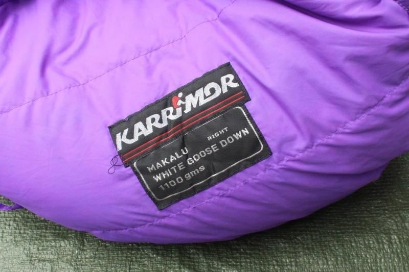 karrimor カリマー＞ MAKALU WHITE GOOSE DOWN 1100g マカルーホワイト 