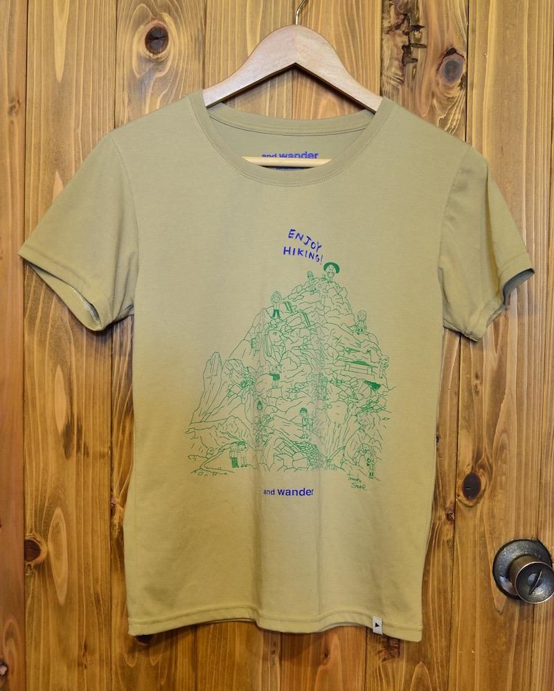 鈴木ともこ And Wander 槍ヶ岳山荘 Tシャツ クリックポスト便 対応 中古アウトドア用品 中古登山用品 買取 販売専門店 Maunga マウンガ