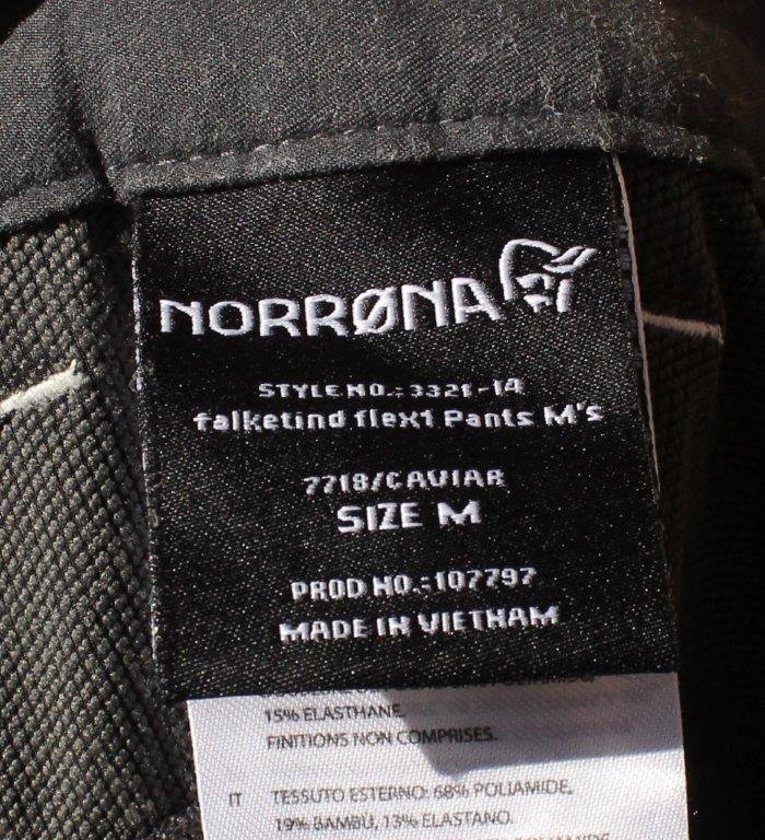 NORRONA ノローナ＞ falketind flex1 Pants フォルケティフレックス1 