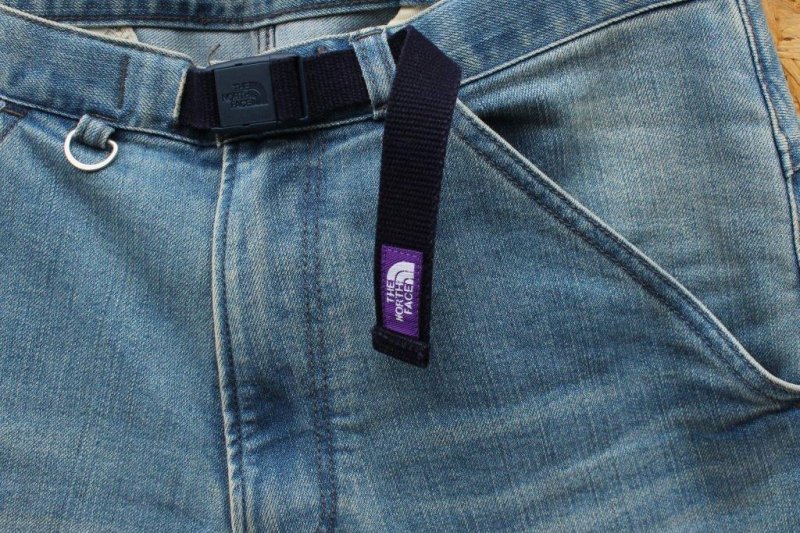 THE NORTH FACE ノースフェイス＞ WEBBING BELT DENIM PANTS ウェイ