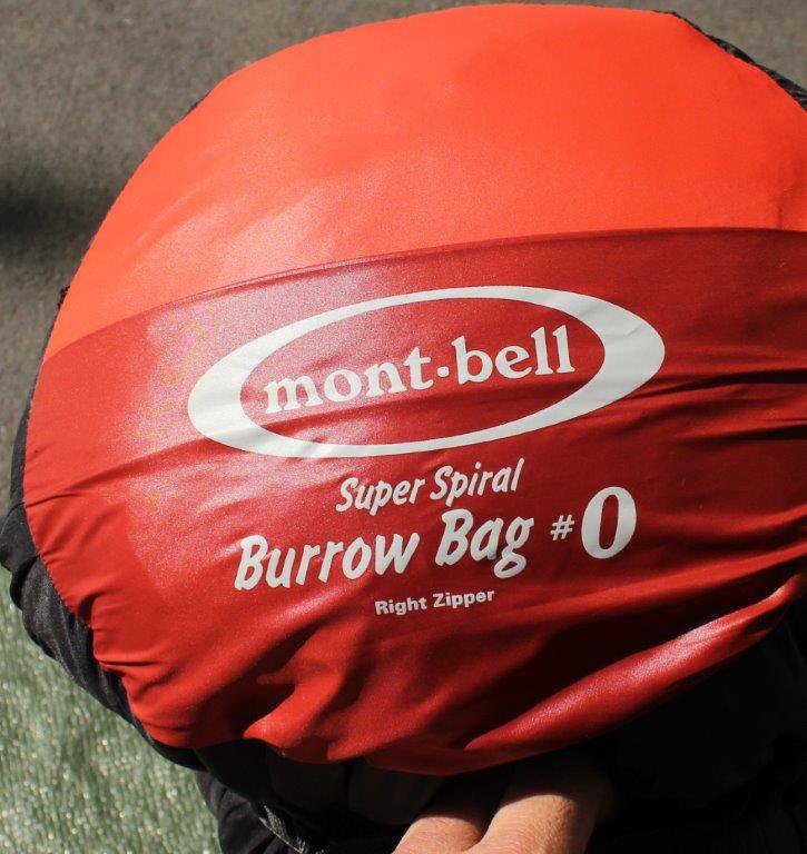 mont-bell モンベル＞ Super Spiral Burow Bag #0 スーパースパイラル 