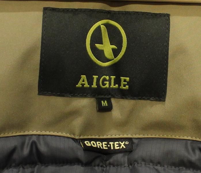 AIGLE エーグル＞ ゴアテックスファーフーディダウンジャケット｜ 中古