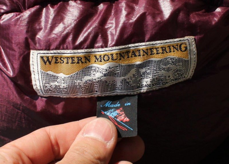 western mountaineering トップ ハイ ライト