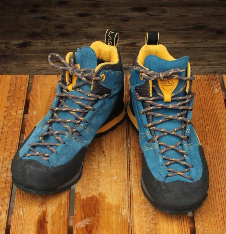 スイーツ柄 ブルー スポルティバ LA SPORTIVA Boulder X Mid GTX 44