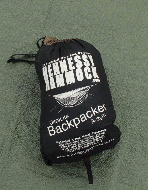 スーパーSALE限定 ヘネシーハンモック Ultralite Backpacker A-sym 