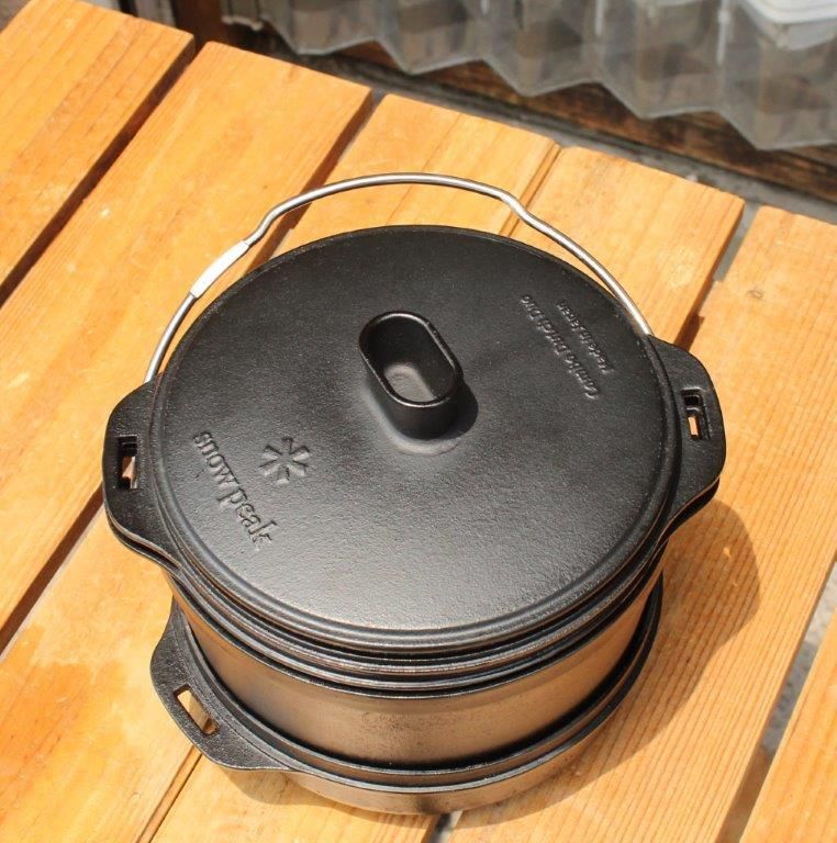 snow peak スノーピーク＞ Cast Iron Duo Cooker コンボダッチ